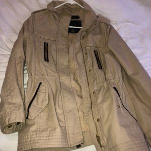 tan utility coat / gently used